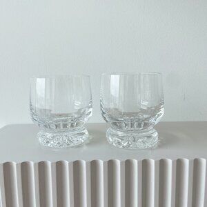 Pair of Crystal Whiskey Glasses